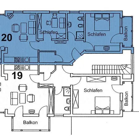 Villa-eden-binz-typ-5-apartment-20 شقة بينز